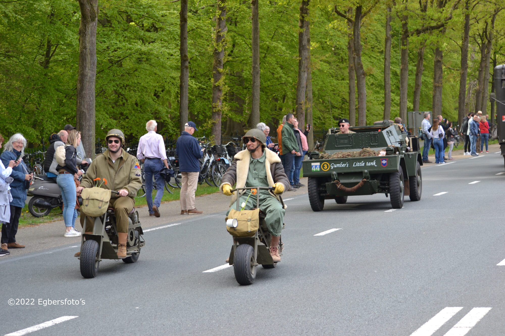 Cushman 53 en Grumber's tank