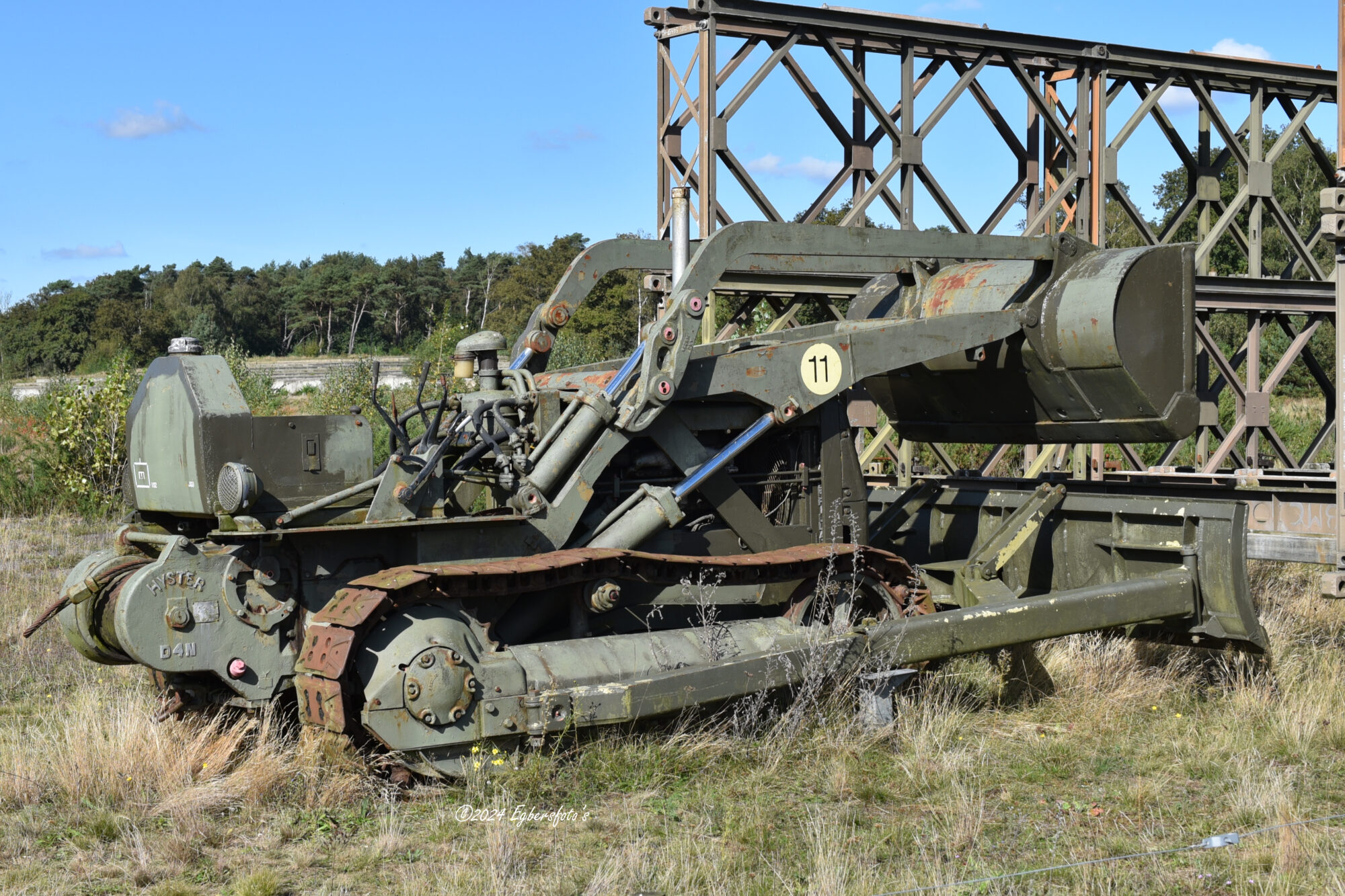 Caterpiller bruggen legger